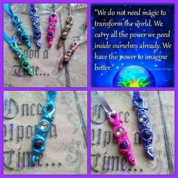Aromatherapy Dream Wand Pendant Moon Dream Jewellery & Gifts